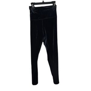 Athleta Black Velvet Leggings • Size XL •